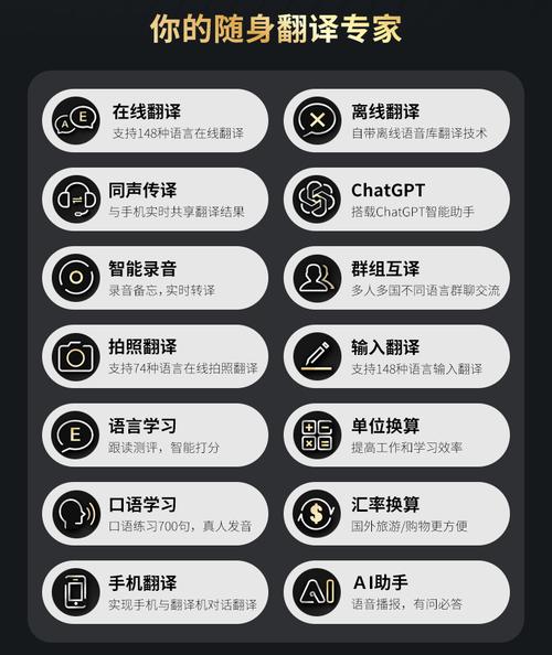 學長筆記ai智能翻譯機出國隨身帶離線翻譯多國語言實時互譯同聲傳譯
